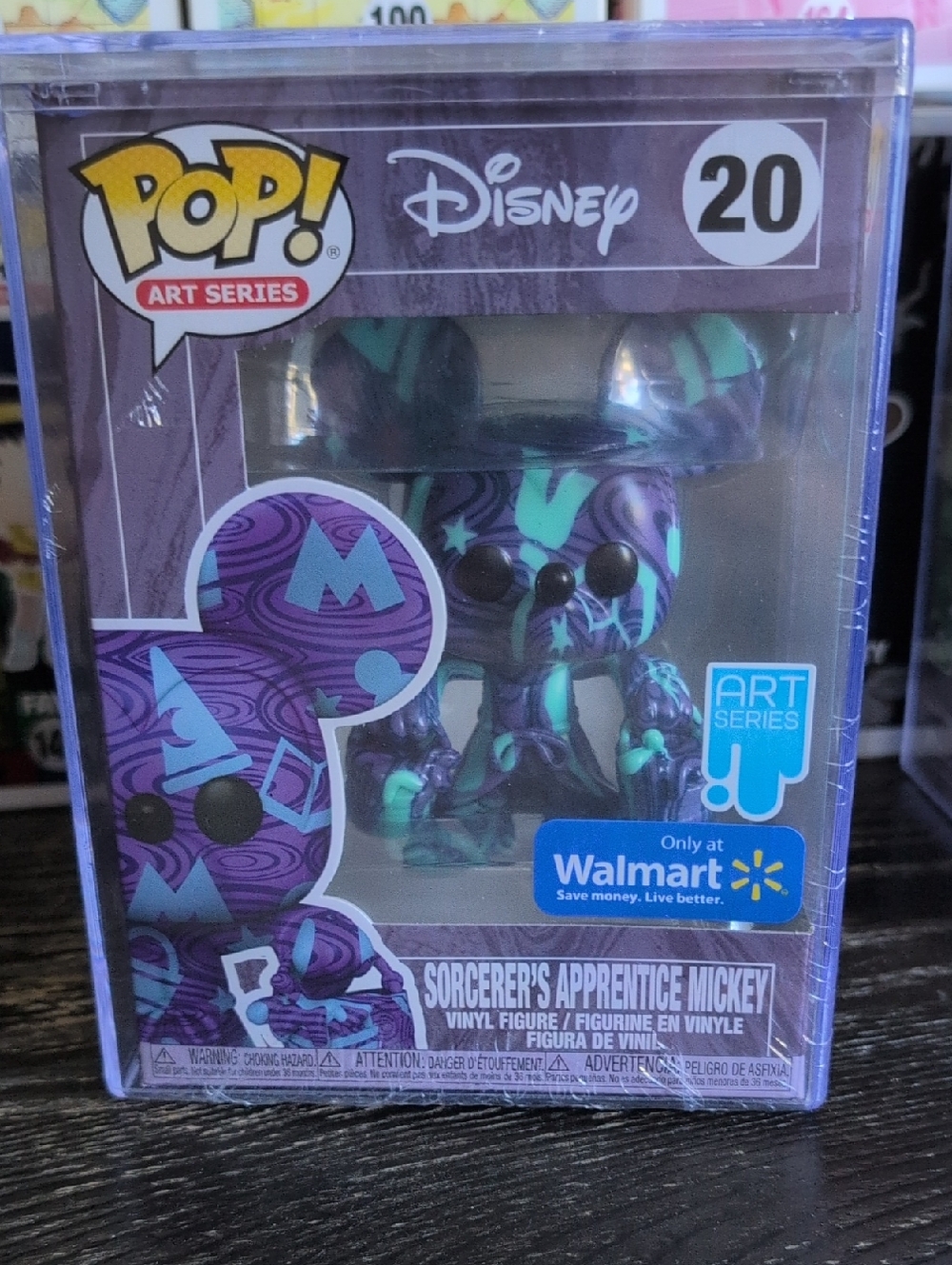 Funko Pop! Disney Sorcerer's Apprentice Mickey - Purple & Teal Art Series